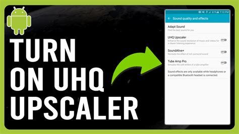 how to enable uhq upscaler|samsung uhq upscaler setup.